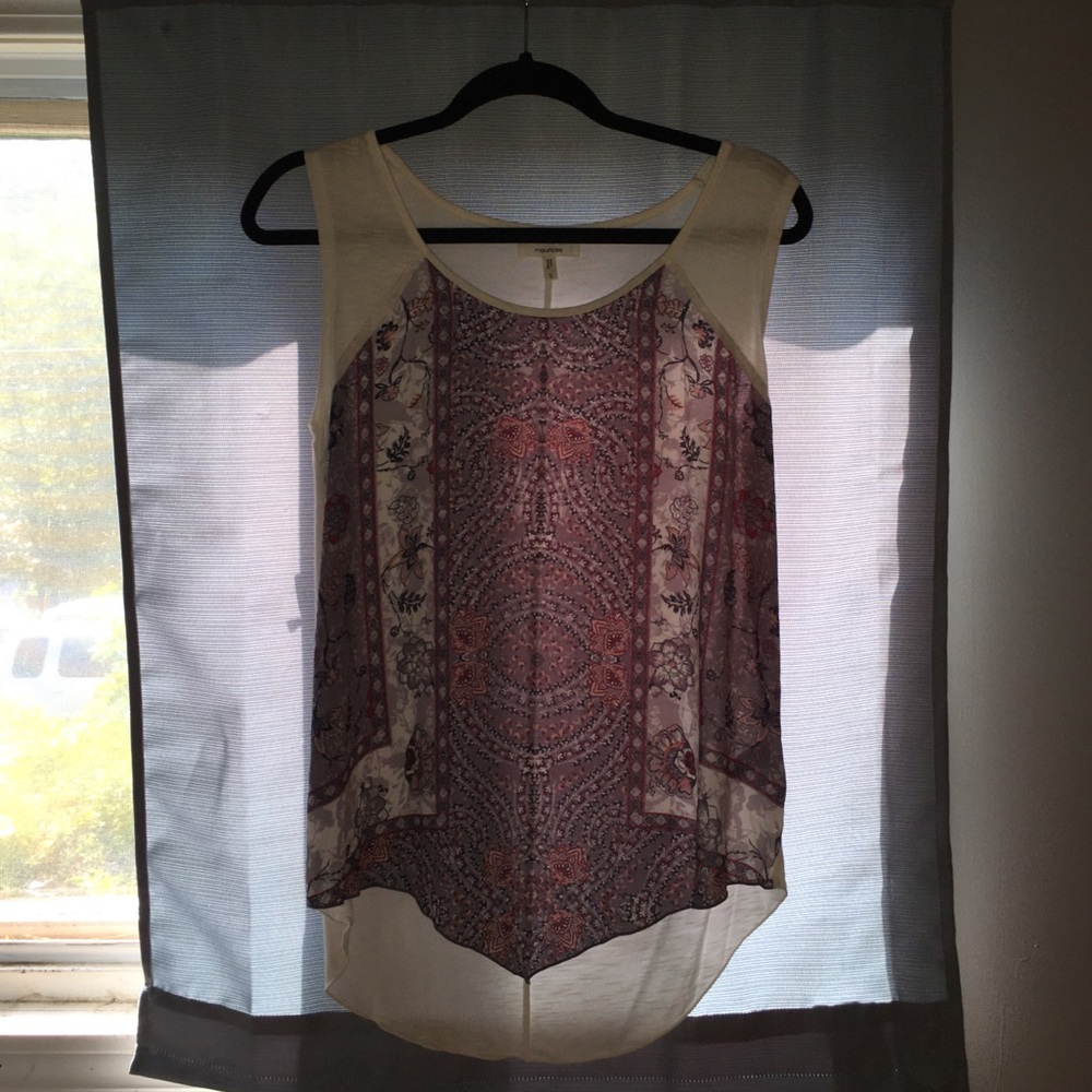 Maurices floral tank top